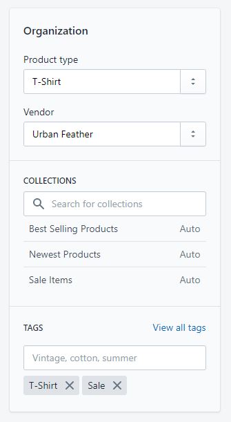 Assigning a sale tag within Shopify